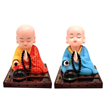 Călugăr, Figurina Solara Cap Jucării Solare Alimentat Tremura Capul Călugăr Jucărie Drăguț Solare Dansatoare Figura Jucărie Buddha Călugăr Leagăn Jucărie