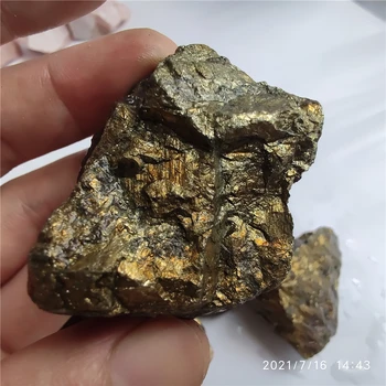 Naturale care Conțin Aur, Argint și Cupru, Minereu de Calcopirita CuFeS2 Cristal Mineral Piatră de Minereu de Predare Exemplare Experimentale