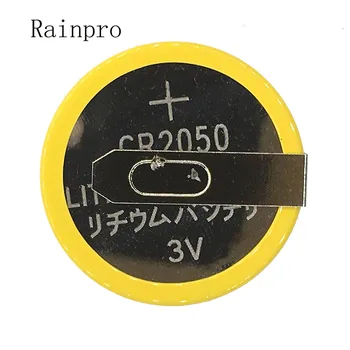Rainpro 2 BUC/LOT CR2050 2050 cu ace 3V baterie buton litiu-ion baterie pin orizontală