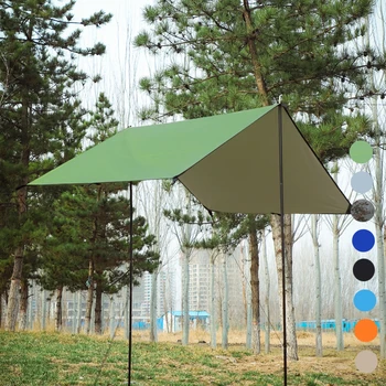 1.5*2M 2*3M 3*3M 4*3M, 5*3M Nylon Strat de Silicon în aer liber Caming Cort, Prelata Cort de Camping Tent Picnic Ploaia Și Soarele de Protecție