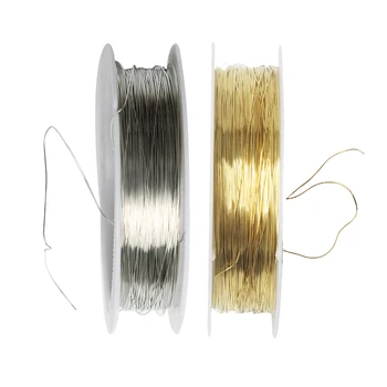 1 Rola de 22 de Metri de Sârmă de Fier Cablul de Luare de Bijuterii rezultate pentru DIY rochie de Mireasă 0,3 mm
