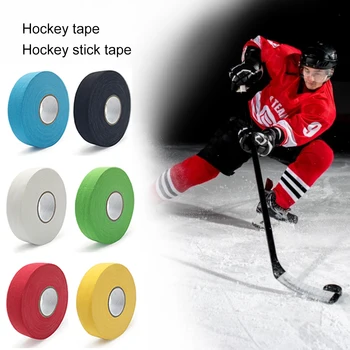 1 buc 2,5 cm x 25m Pânză Banda de Hochei Hockey Stick de Hochei pe Gheață Echipament de Protecție Cue Non-Alunecare Banda de Baschet genunchiere