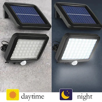 100COB Solare LED Lumini Senzor de Mișcare fără Fir în aer liber rezistent la apa de Perete de Lumină Solară de Grădină Lumină Pentru Strada Calea Punte Curte