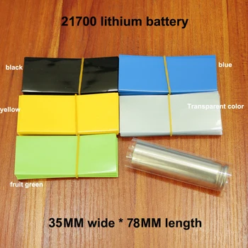 100buc/lot 21700 baterie de litiu de caldura din PVC de film termocontractibile baterie piele de ambalare shrink film baterie sleeve manșon de izolare