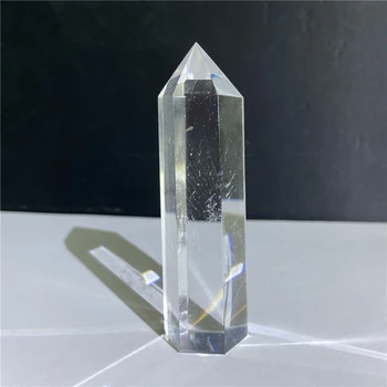 19-22cm Alb Topită Cristal de Cuarț Punct de Vindecare Obelisc Hexagonale Bagheta Aura Cadou Pentru Decor Acasă