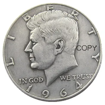 1964 Kennedy Half Dollar Argint Placat Cu Copia Monede