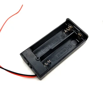 1buc/lot Plastic 3V 2 baterii AA mobil suport cutie caz compartiment cu comutator on/off și se acoperă