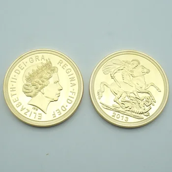 2015 Britanic St George Dragon Suveran marea Britanie Aur Elisabeta a II-Royal Monede