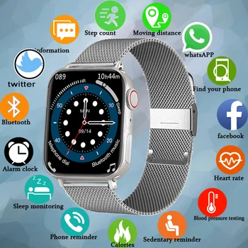 2022 Ceas Inteligent Bărbați Femei Bluetooth Apel Personalizate Dinamic cadran IP68 rezistent la apa NFC pentru Smartwatch Apple Watch iwo W27 pro