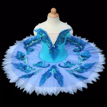 2022 Noi Fetele Balet Tutu Dress Gimnastica Tricou Diamant Roz De Printesa Balerina Petrecere De Dans Costum Copil Copii