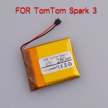 3.7 V 280mAh baterie Reîncărcabilă Li-ion Baterie Pentru TomTom Spark 3 TomTom Spark Cardio II ceas Inteligent de Înaltă Calitate Înlocuire