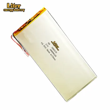 3-sârmă 3285170 3.7 V 6000mAh Polimer Litiu-ion Baterie Pentru Prestigio Grace 3101 3201 Tablet PC de 7 inch, 8 inch 9inch Acumulator