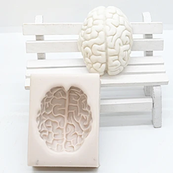 3D Creierul Silicon Fondant Matrite DIY Rășină Mucegai Ciocolata Tort de Decorare Bucătărie de Copt Accesorii M2002