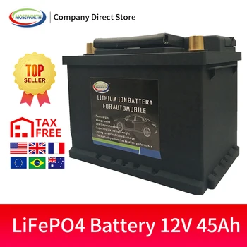 45AH Auto Baterie LiFePO4 Litiu - Fosfat de Ion LBN1-45 12V 860CCA Dimensiune-230x175x190mm LiFePo4 Auto Baterie de Masina