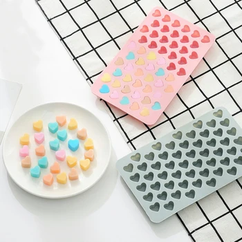 55 grilă în formă de inimă silicon tort mucegai QQ zahăr ciocolată, gheață grila fondant matrite DIY decorare tort de copt budinca de gadget-uri