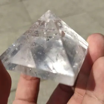 5cm Naturale Transparent Cristal de Cuarț Piramida Clar Reiki de Vindecare Naturale alb cristal Piramida de piatră brută lustruire