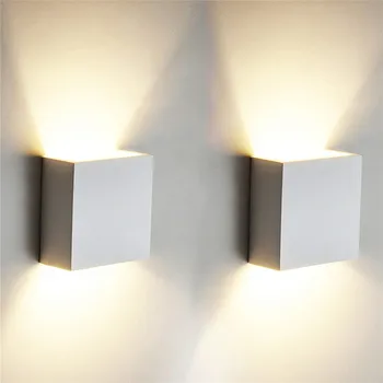6W Lampa de Perete în Sus Și în Jos Luminos Iluminat cu LED-uri de Aluminiu de Perete de Lumină Pentru Interior Dormitor, sufragerie, Coridor Deoparte Lumina
