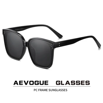 AEVOGUE Noi Femeile de Moda ochelari de Soare Polarizat Transparent Pătrat Retro în aer liber Ochelari de Soare Vintage Oculos Unisex UV400 AE0849