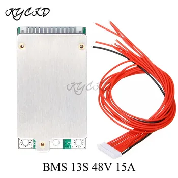 BMS 13S 48V 15A Baterie Li-Ion de Protecție Bord PCB PCM Port Comun Cu Cablu Pentru E-Bike Scuter Electric Power Bank de Încărcare
