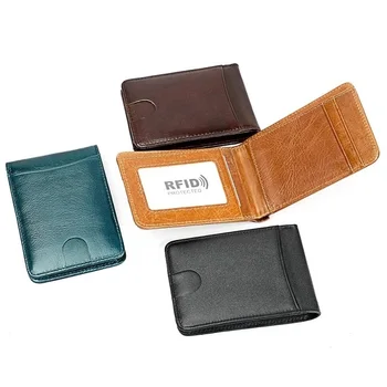  Barbati din piele portofel Multi-card card pachet de Moda RFID poseta de monede la Modă doamnelor portofel
