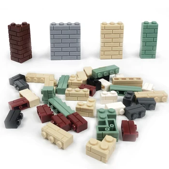 Blocurile Zidului de Cărămidă pentru Construcții Urbane Caramizi Clasice 1x2 1+2 1x4 Compatibile cu Lego Asambleaza Particule