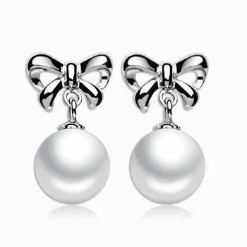 Cercei Cu Perle Naturale Reale De Apă Dulce Pearl Argint 925 Picătură Cercei Pentru Femeile Moda Bijuterii Cadou