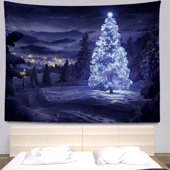 Crăciun tapiserie draperii de perete Bohemia hippies dormitor decorare camera mare pânză de ziduri perdele lenjerie de pat personalizate