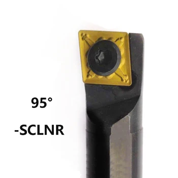DINCOLO de 95° SCLNR Plictisitor Bar S16Q-SCLNR12 S18Q-SCLNR12 S20R-SCLNR12 Interne Strung Cutter Cuțit de Cotitură Toolholder utilizarea CNMG12