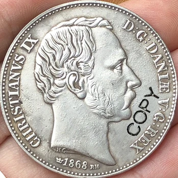 Danemarca 1868 MONEDĂ COPIE