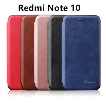 De lux Piele Flip case Pentru Xiaomi Redmi Nota 10 5G 10 10 Pro Pe RedmiNote 10T Redmi10 2022 10A Portofel Acoperi