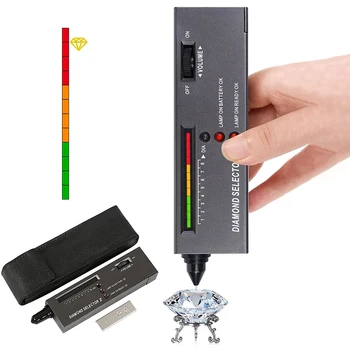 De înaltă Precizie de Diamant Tester Pen Profesionale Diamond Checker Detector Modernizate Piatră prețioasă Selector cu LED Indicator