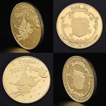 Dinte Zână Monedă Comemorativă de Colecție Cadou Suvenir Pentru Copii Cadouri pentru monede