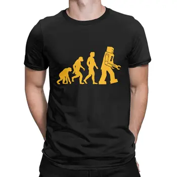 Evoluția Robotului Barbati Tricouri Big Bang-Ul Vintage Tee Shirt Short Sleeve Crewneck T-Shirt Din Bumbac 100% Idee De Cadou Topuri