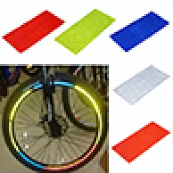Fluorescente Biciclete MTB Biciclete Autocolant Ciclism Janta Autocolante Reflectorizante Decal