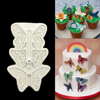 Fluturele Forme De Silicon Sugarcraft Mucegai, Fondant Tort De Decorare Instrumente Bakeware