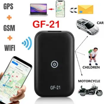 GF21 Mini Recorder de Voce Activat Anti-a Pierdut Aparatul de Înregistrare Localizator GPS Tracker Spy în Timp Real de Înregistrare Audio WIFI/GSM Noi