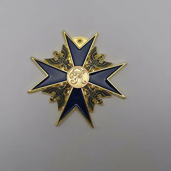 Germane Prusia Negru Medalia, Insigna Ace De Rever Insigna Metalică Medalie De Suvenir De Colectie
