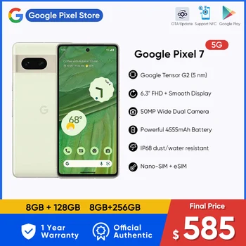 Google Pixel 7 5G Smartphone 8GB RAM 128GB/256GB ROM 6.3