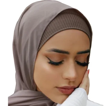 H226 Noi Lycra Elastic Ondulate Interior Hijab Pălării Musulman Underscarf Turban Capota Islamic Eșarfă Tub De Susținere De Acoperire Complet Băiat Capace