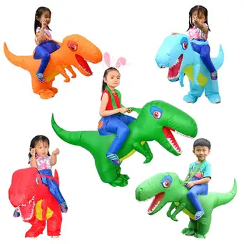 Halloween Copii Adulți Copii Gonflabile Plimbare Dinozaur Dragoni Costum Cosplay Costum Petrecere Carnaval Fantezie Uimitoare Cadou