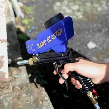 Handheld Portabil Sand Blaster Pistol Ergonomic Design Aer Gravity Feed Rust Remover Multi-funcția de Instrumente