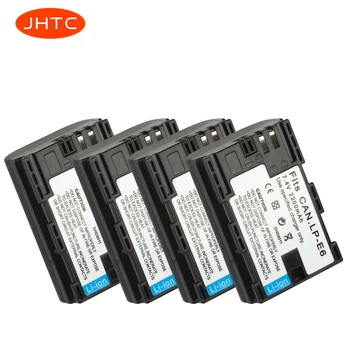 JHTC 2200mAh LP-E6 LP-E6 LP-E6N Camera Baterie Pentru Canon EOS 5DS 5D Mark II, Mark III, 6D, 7D, 60D 60Da 70D 80D DSLR EOS