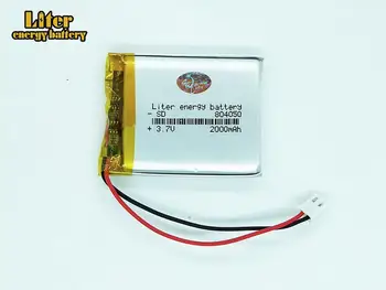 JST PH 2.54 mm 10buc 3.7 V litiu polimer baterie 804050 2000MAH navigare GPS mobile de alimentare calculator comprimat