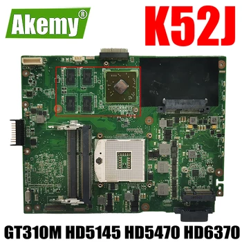 K52J Placa de baza cu GT310M HD5145 HD5470 HD6370 pentru ASUS K52JC K52JB K52JR K52JT K52JU P52J Laptop Placa de baza Placa de baza
