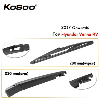 KOSOO Auto Masina din Spate a Lamei Pentru Hyundai Verna RV,280mm 2017 lunetei Ștergătorul de Parbriz Lamele Braț,Accesorii Auto