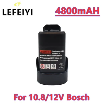 LEFEIYI 4.8 Ah 10.8 V 12V Li-ion Acumulator Replace pentru Acumulator BOSCH Burghiu Electric Șurubelniță BAT411 BAT412 BAT