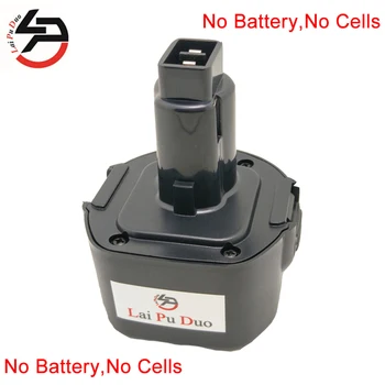Laipuduo 9,6 v NI-MH, NI-CD Baterie Reîncărcabilă caz pentru Dewalt carcasa de Plastic( Cutie de Celule în Interiorul)