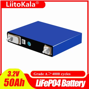 LiitoKala 3.2 V 50Ah lifepo4 celule Litiu fosfat de fier pentru 12V 52Ah acumulator solar diy de stocare a energiei