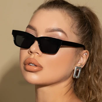 Moda Dreptunghi ochelari de Soare Femei Designer de Lux Bărbați Femei Ochelari de Soare Ochi de Pisica Clasic Vintage UV400 în aer liber Oculos