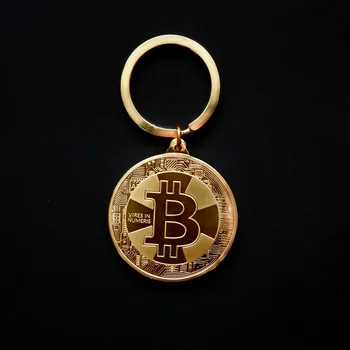 Noi Bit Monedă Comemorativă Meserii Creative Moneda Virtuală Bitcoin Vires În Numeris Metal Breloc Cadou Suvenir